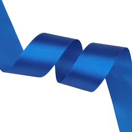 VATIN 1-1/2 Inch Royal Blue Solid Satin Ribbon, 50 Yards Craft Fabric Ribbon for Gift Wrapping, Floral Arrangements, Wedding Decor, and Party Ornaments