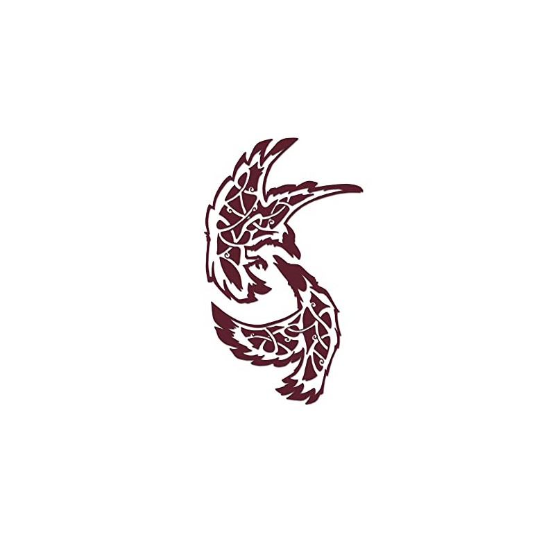 Hugin and Munin A5588 Sticker Ravens Odin Odin's Ravens Viking