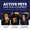 Active Pets Dog Car Seat Cover for Back Seat -