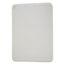 Magical Cutting Board, Large, Impressive Sharp, Anti-Slip, Spill Proof, Scratch Resistant, Lightweight, Dishwasher Safe, Made in Japan, White Gray