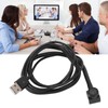 USB Center Webcam 120 Degree Wide Angle Eye Contact Auto