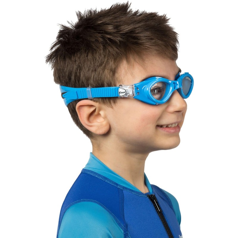 Cressie DE203122 Swimming Goggles, For Kids, Flat Lens, UV Protection,