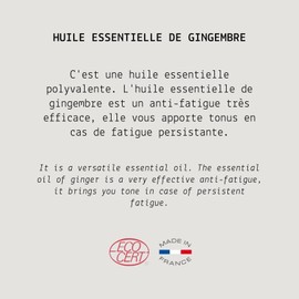 Organic Ginger Essential Oil - MY COSMETIK - 5 ml