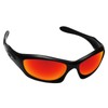 Alphax Fire Red Polarized Replacement Lenses for Oakley Monster Dog