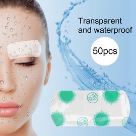 50pcs Eyebrow Tattoo Protection Waterproof Tape Eyebrow Tattoo Aftercare Paste Tattoo Supplies