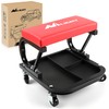 Nilight Rolling Mechanic Seat, 250 LBS Capacity Padded Mechanic Stool