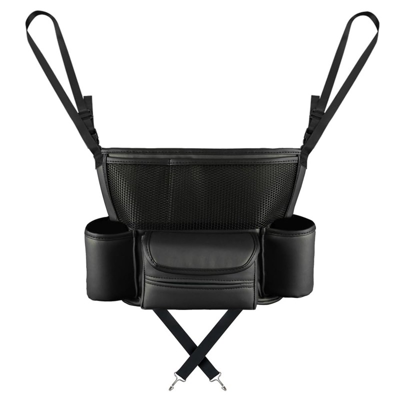 OtpOutopa Car Handbag Holder Between Seats, PU Leather Large Capacity