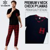 YUSHOW Mens Pyjamas Sets Short Sleeve Pjs Set Soft Loungwear