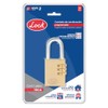 Lock 10CA Candado de combinación programable para maleta, latón, 20