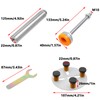 Antrader Garbage Disposal Support,Stainless Steel Adjustable Garbage Disposal Shock Absorber
