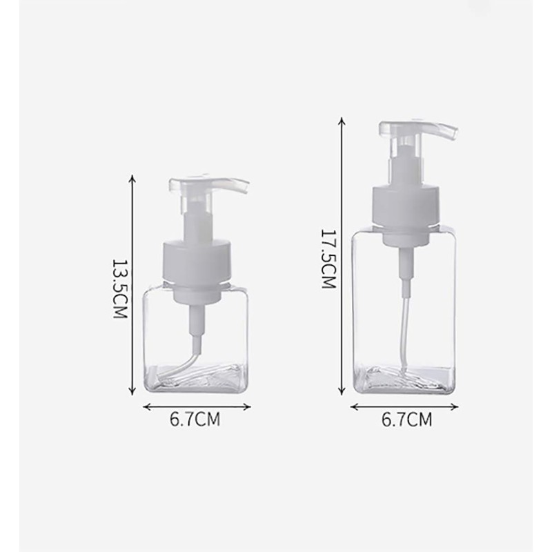 Empty Clear Plastic Foamer Liquid Soap Pump Bottle Foaming Soap