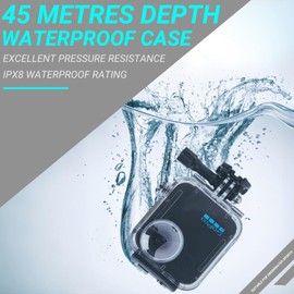 Waterproof Housing Case for Gopro Max 360 2025 Action Camera, Underwater Diving Protective Shell 45M with Bracket Accessories