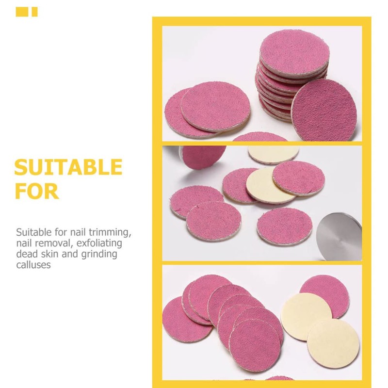 FOMIYES 50Pcs Nail Polishing Sheets wisking tool electric nail tool