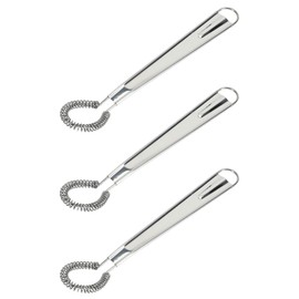 3 Pcs Stainless Steel Hand Beaters Spring Coil Wire Egg Beate Whisk Blender Handheld for Coffee Creamy Sauce Milk Mixing Kitchen Tool