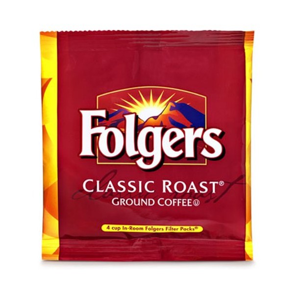FOLGER'S Coffee Regular In Room, .6-Ounce Boxes (Pack of 200)