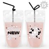xo, Fetti New Years Eve Party Drink Pouches - 15