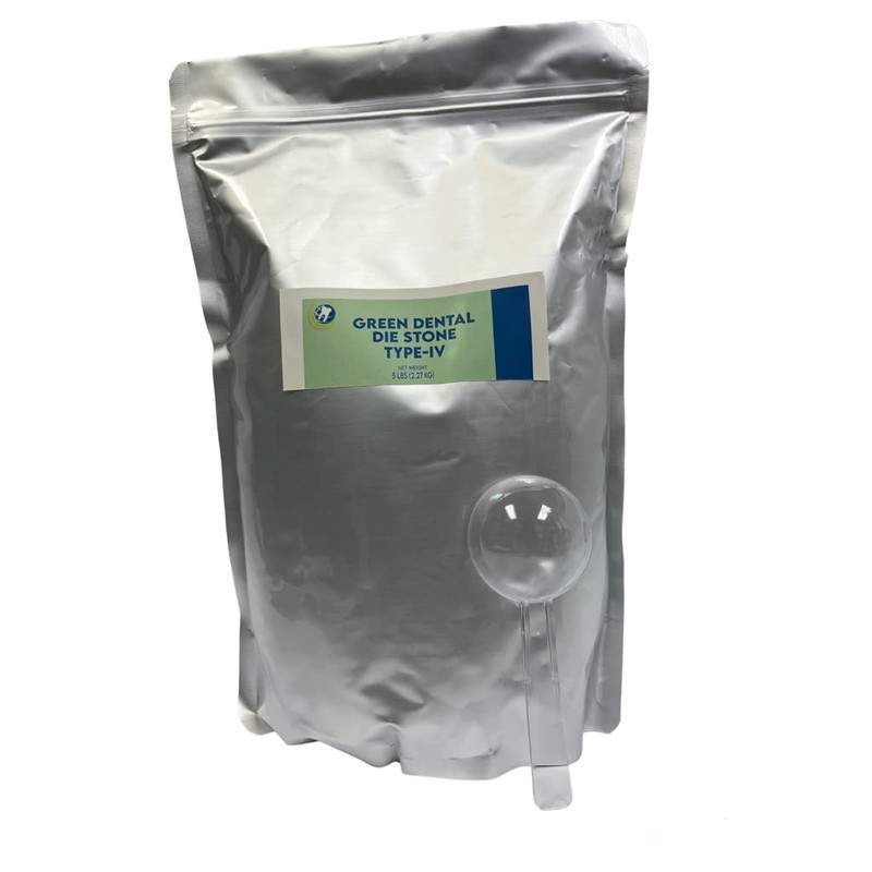 5 LB. Dental Lab Stone Type IV Green Gypsum Type