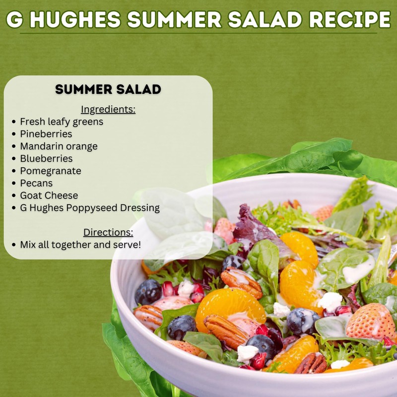 G Hughes Sugar Free Poppyseed Dressing - Gluten Free Poppy