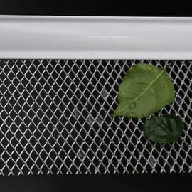 Carligo Gutter Guard, Leaf Guards for Gutters, Aluminum 6 Inch x 42 Feet Leaf Filter Gutter Protection Roll, Gutter Covers Screen, Rain Gutter Leaf Guards, Gutter Mesh