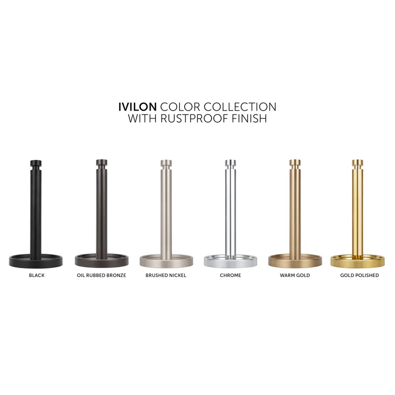 Ivilon Paper Towel Roll Stand - Steady and Easy Tear