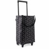Foldable Shopping Cart Bag with Wheels and Retractable Handle for