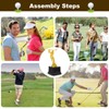 4 Pack Golf Trophy 6.7 x 3 Inch Gold Golfer