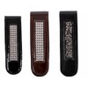 ARBO-INOX Stiefelclip Reitstiefel Accessoires Leder mit Strass-Ornamenten schwarz oder braun