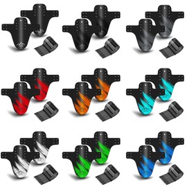 NICEDACK Mudguards Mountain Bike, Mountain Bike Splash Guard, MTB Front and Rear Compatible Mudguard, Bicycle Accessories, MTB Mud Guard Fit 20 26 27 27.5 29 Inch Fat Bike