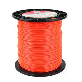 JIOTAR 0.95 Weed Eater String, 5-Pound String Trimmer Line for Echo Weed Whacker/Trimmer Line Spool - 1280ft Heavy Duty Twist Commerical String Trimmer Line (Orange)