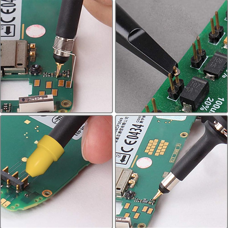 Cleqee Oscilloscope Probe 200MHz Fully Insulated BNC End Probe Accessory