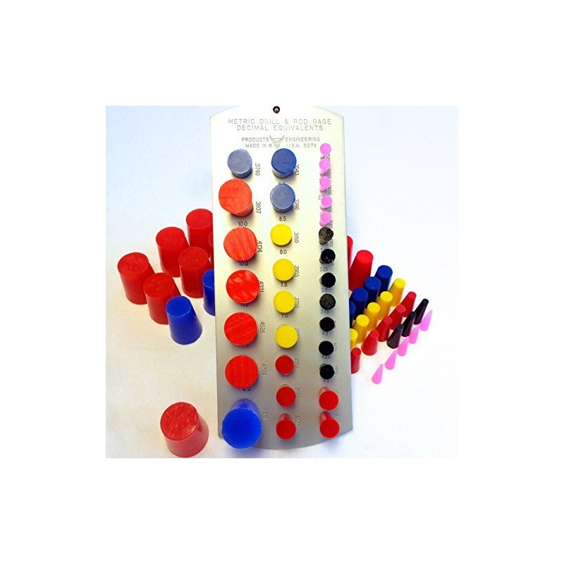 40 Pc 1/16" to 3/4" High Temp Silicone Rubber Tapered