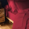 douceur d'intérieur, Lina Marsala Fitted Sheet (140 x 190 cm)
