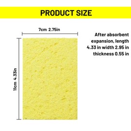 12 Pack Eco-Friendly Pop-Up Sponges,Biodegradable Kitchen Sponge,Natural Cellulose, Eco Washing up Sponge for Dish,Household,Cookware, Bathroom (4 Vibrant Colours)