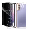 2×Privacy Screen Protector for Galaxy S21+/S21 Plus+ 2×Camera Lens Protector