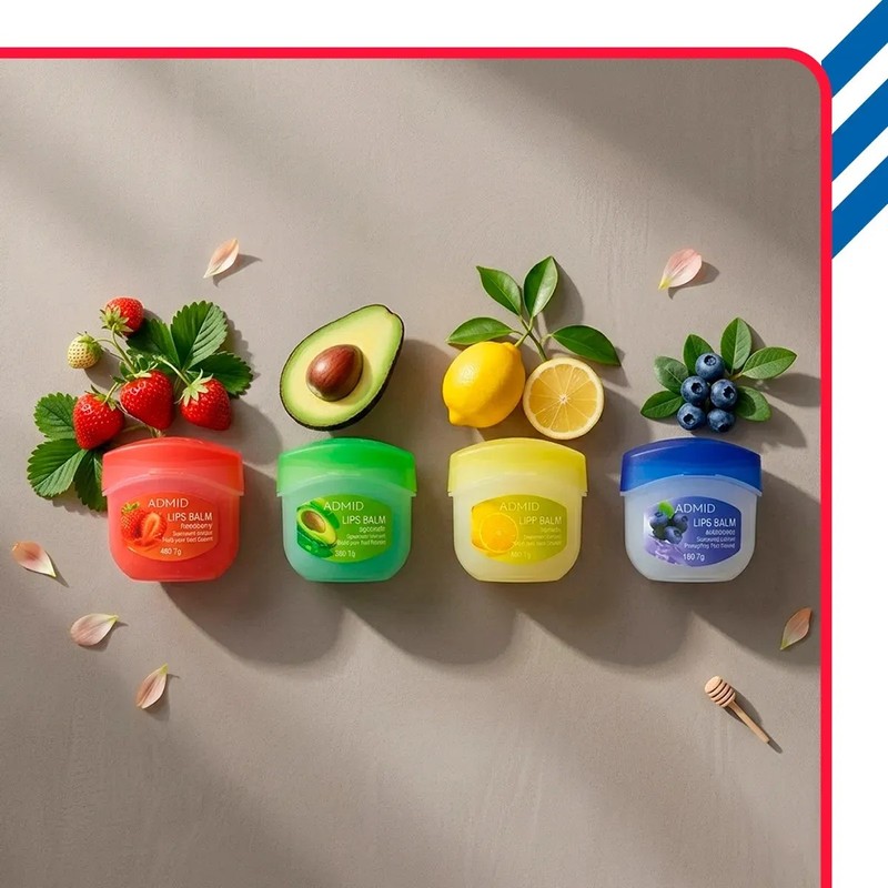 Diler Set 4 Pz Bálsamos Labiales Hidratantes Frutales En Set