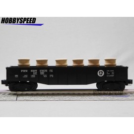 LIONEL PENNSYLVANIA GONDOLA W/WOOD BARREL LOADS PRR O GAUGE car 2423050-G NEW