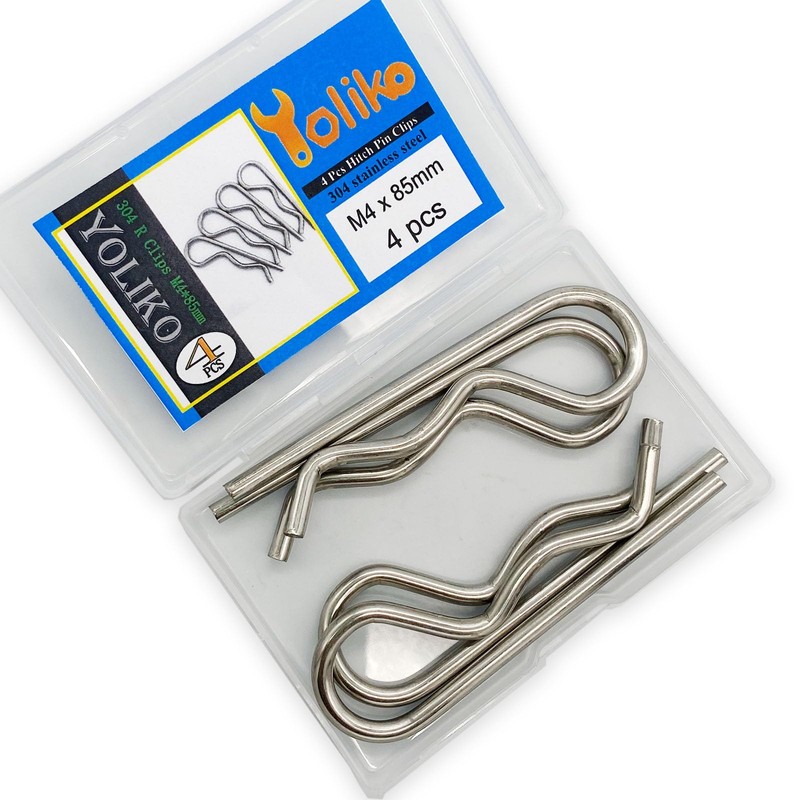 Yoliko 4 Pcs Heavy Duty Stainless Steel Cotter Pin R
