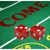 Craps & Texas Hold'em Poker Essentials Set: 2-Sided 6ft x