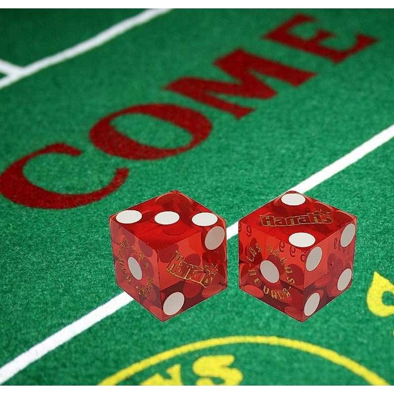 Craps & Texas Hold'em Poker Essentials Set: 2-Sided 6ft x