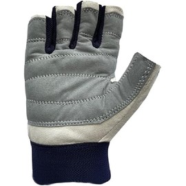 Premium Quality Strong AMARA Navy Blue Sailing Enforced Palm Breathable Best Gloves Skiing Riding Running Hiking Fishing Sailing Indoor-Outdoor C/F (XSmall)