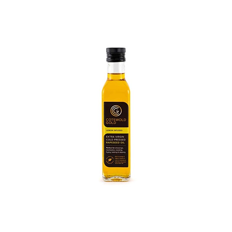 Cotswold Gold Lemon Infused Rapeseed Oil 250 ml