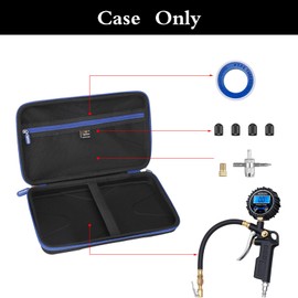 Aproca Storage Hard Case, for AstroAI Digital Tire Pressure Gauge Inflator and Accessories (Case Only)