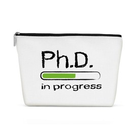 PHD Graduation Gift, Future Dr Doctor Gifts，Medical Doctorate Graduation Gifts for Her, Congratulation Gift Makeup Bag Funny Cosmetic Bag Travel Toiletry Bag for Women Senior College Graduate