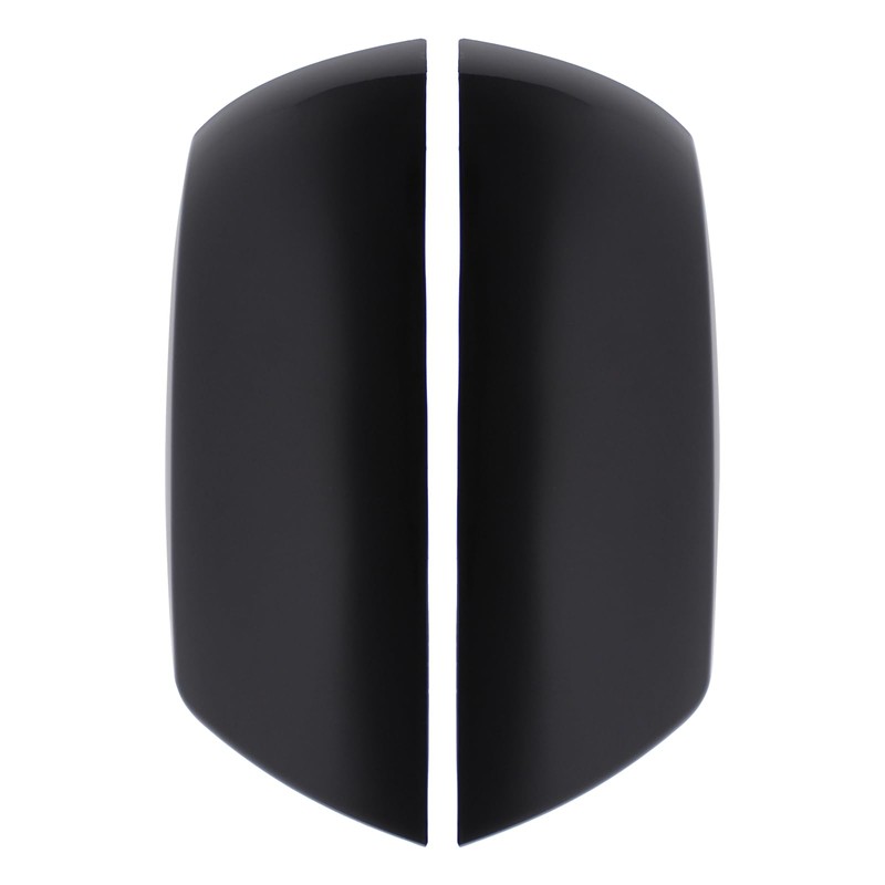 DriveFix Driver and Passenger Side Mirror Cover Glossy Black for