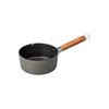 CBJAPAN Milk Pan, 6.3 inches (16 cm), Ash Gray, Induction