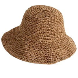 LQTSLFM Women's Sun Hat, Fishing Hat for Women, Knitted Hats, Breathable Summer Hat, Beach Hat, Crochet Sun Hat, Summer Beach Fisherman Hats, khaki, Unit size