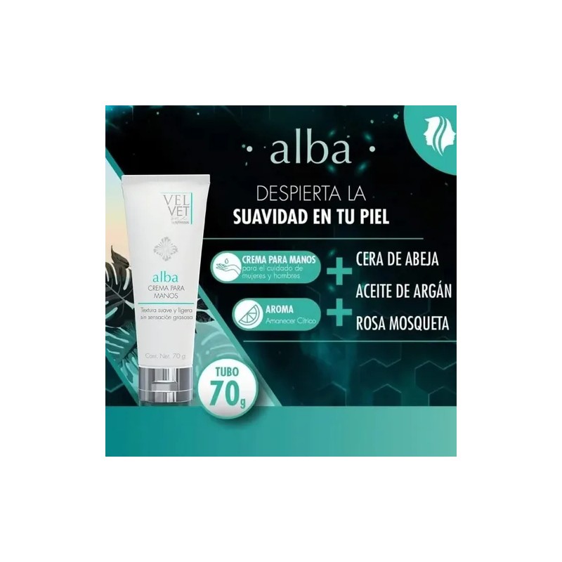 Alba Kromasol Crema Para Manos Tubo Con 70 G