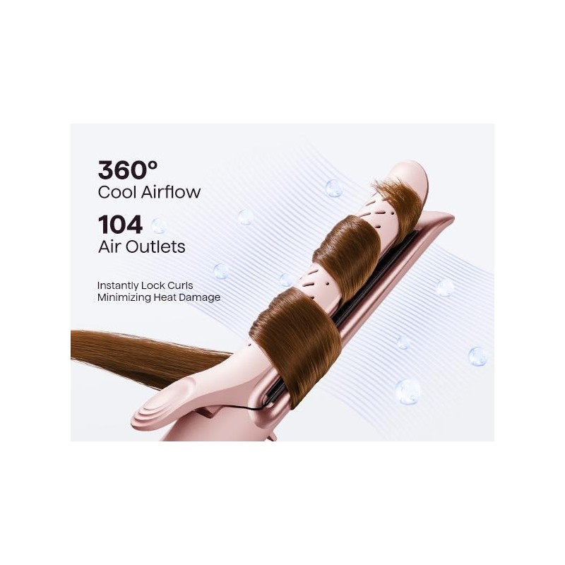 Wavytalk Whirlwind 2-in-1 Hair Styler – 360° Airflow Curler &