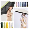 FANSEZQ Sun Umbrella, Mini Travel Umbrella With Case Small Compact