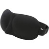 Black Sleep Mask 3D Sleeping Masks Eye Mask, Soft Silk